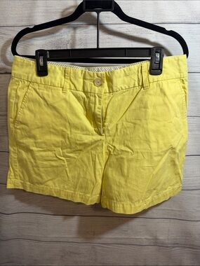 LOFT Bright Yellow Chino Bermuda Shorts